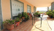 Beautiful porch with nice views at countryside house, Blanca, Murcia, Spain