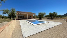 New building villa with a beautiful swimming pool, Ricote, Murcia, Spain