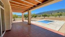 Designed porch at luxury villa, Ricote, Murcia, Spain