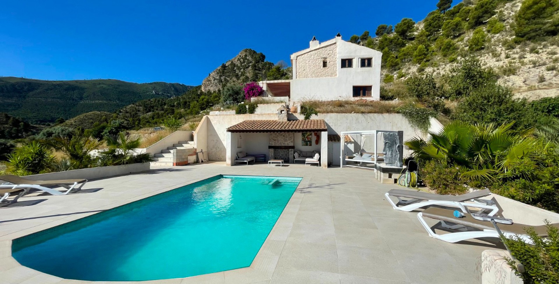 Espectacular casa de campo con amplia piscina , Ricote, Murcia, España