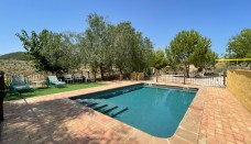 Elegant swimming pool of character country house, Ricote, Murcia Spain
