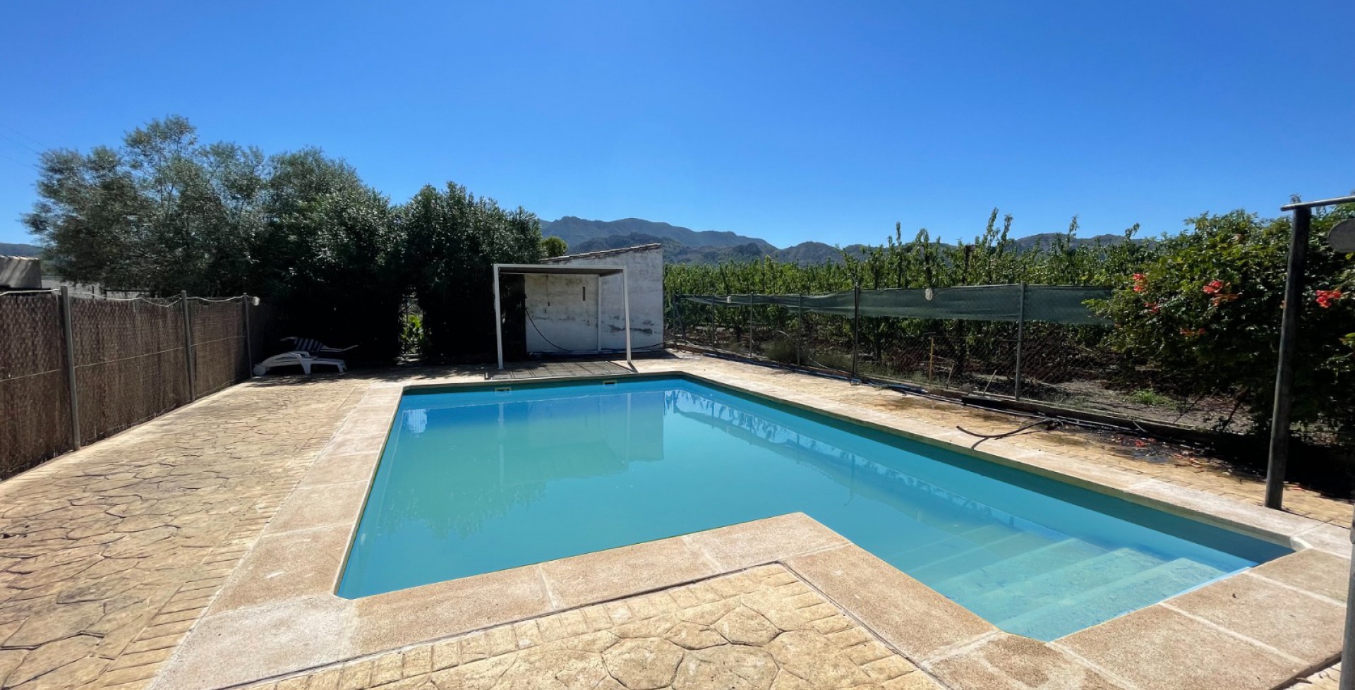 Great Swimming pool at detached country house Cieza, Murcia, Spain 