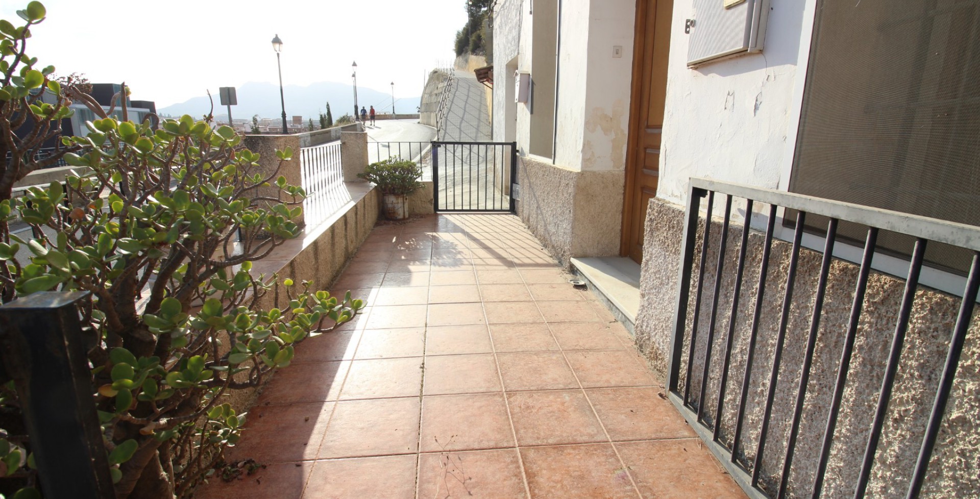 Nice exterior patio at large town house, Blanca, Murcia, Spain