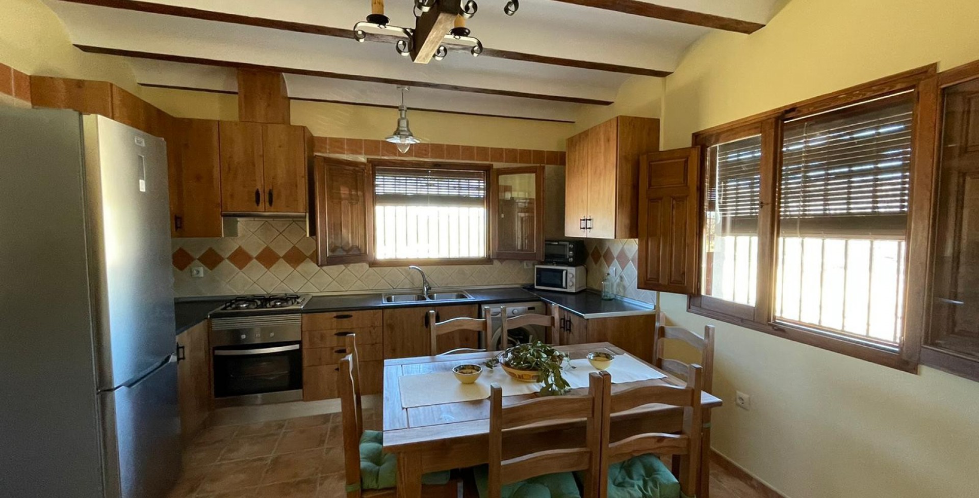 nice detached country house with great design kitchen